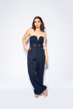 Load image into Gallery viewer, Blue Jumpsuit
